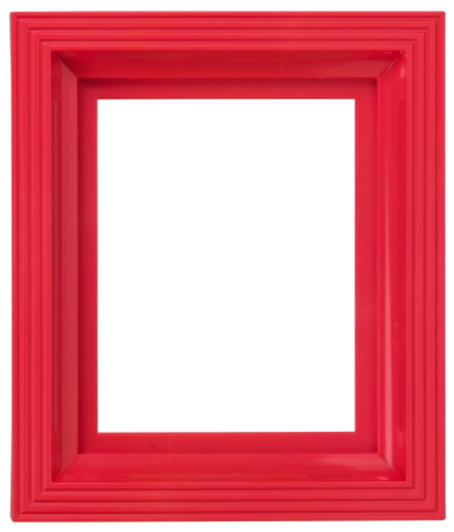 Plastic Frame For Single Baseplate Rose Red image 0